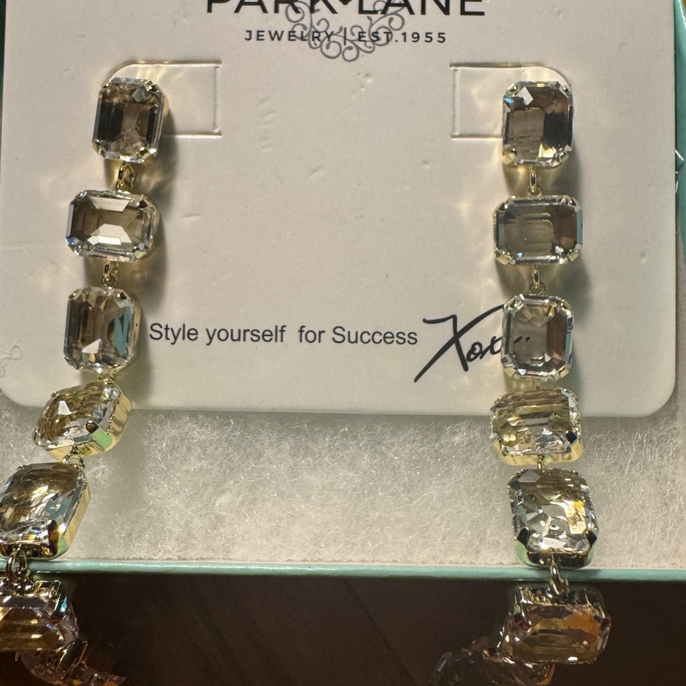 Park Lane Crystal Gem COUNTDOWN earrings
